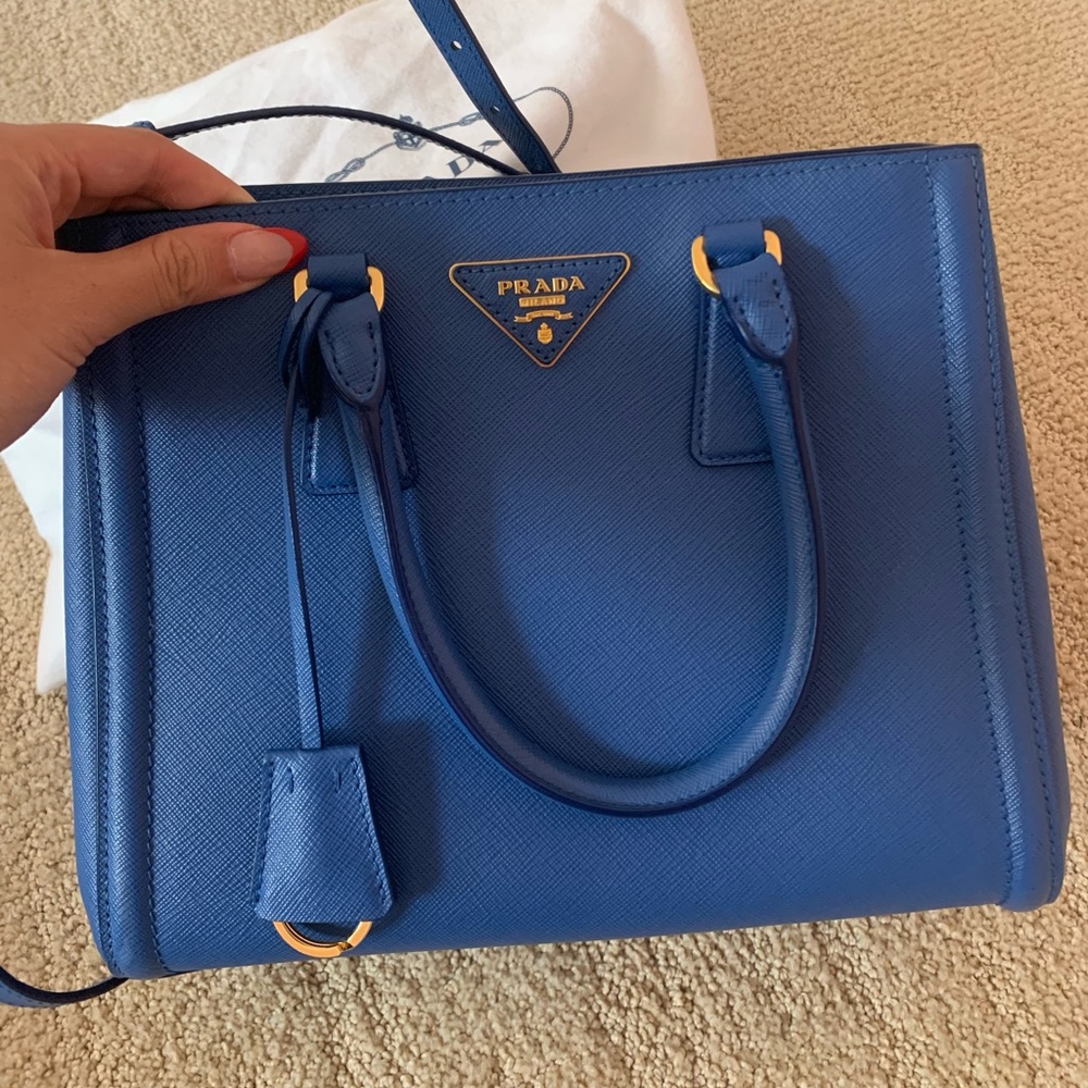 Prada Royal Blue Small Tote